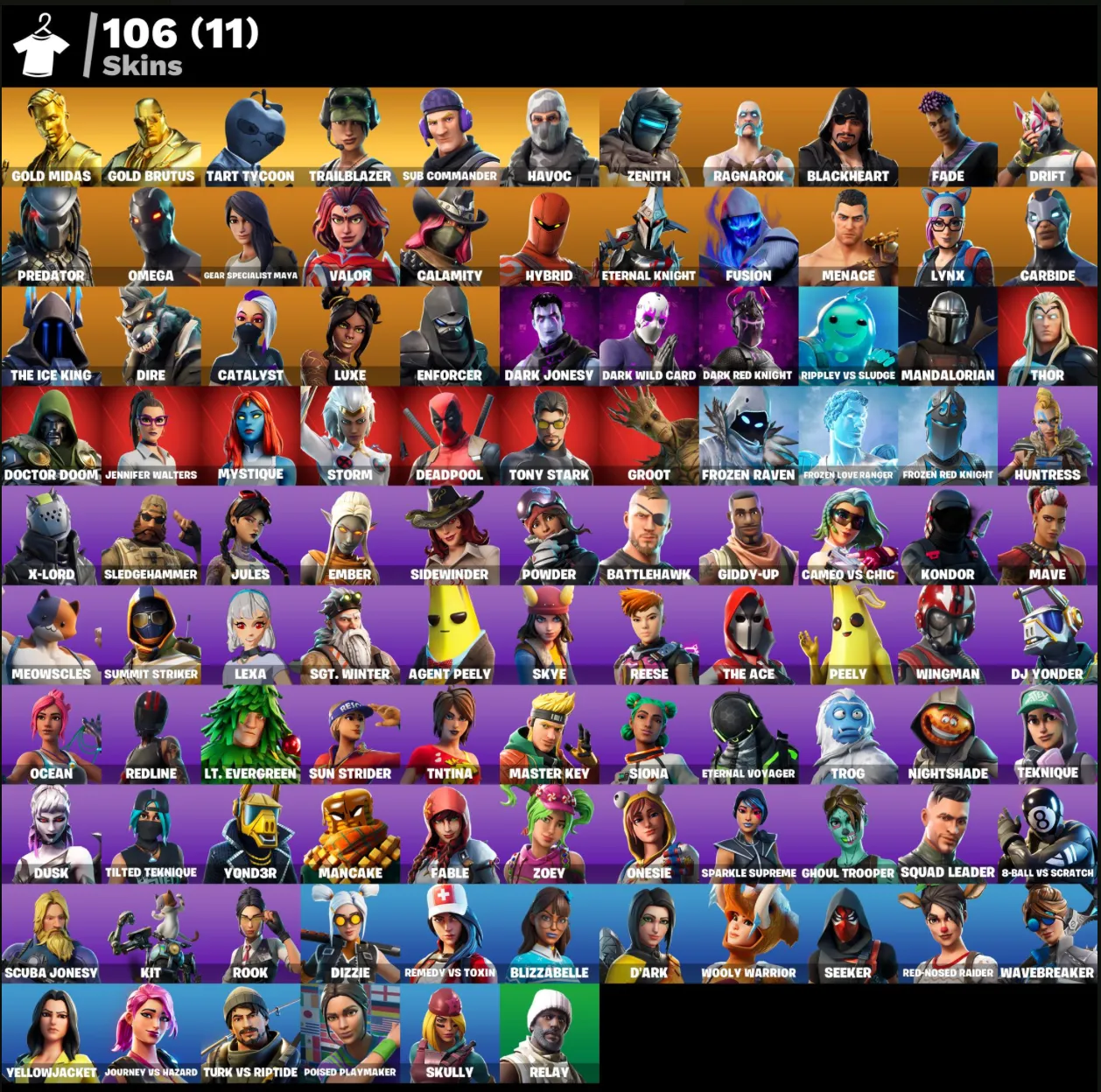FN (ALL PLATFORMS) CHANGE MAIL 💎 106 skins (11 paid) | 800 VB | Full access | Warranty
